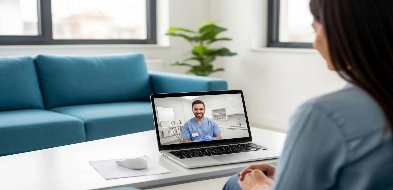 Tandtoerisme Turkije begint met een eenvoudig en modern online consult vanuit uw eigen huis.