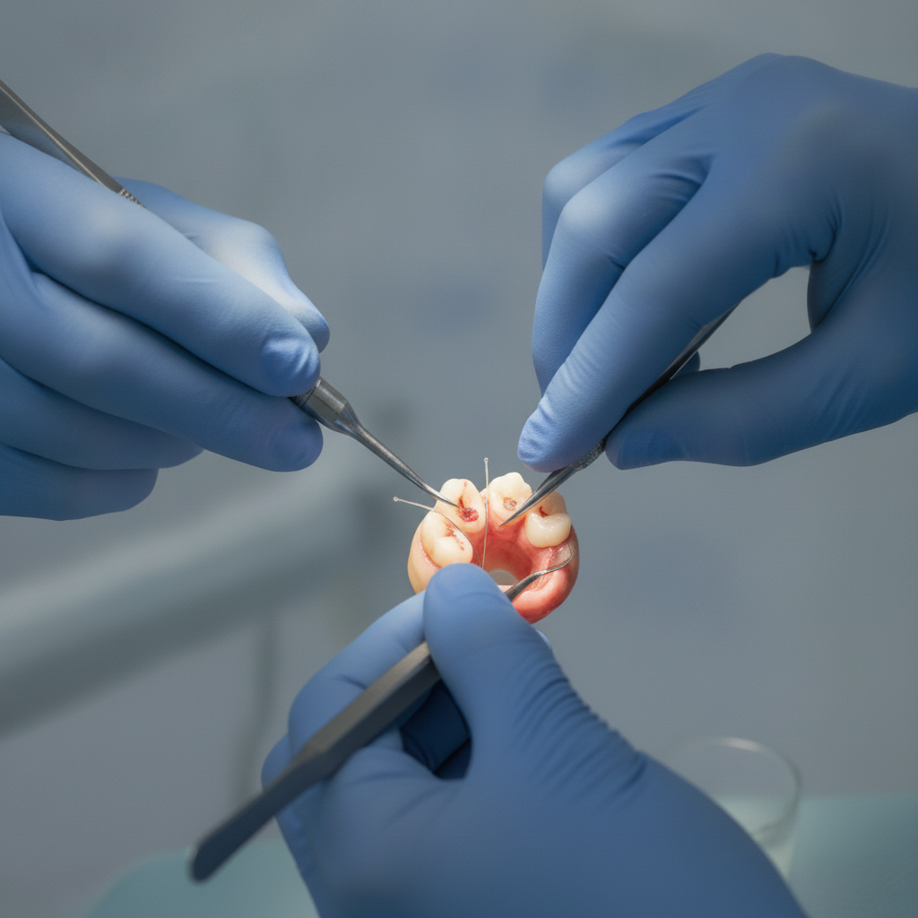Gum Surgery Belgium involves skilled dental professionals meticulously treating gum tissue and tooth roots with specialized instruments