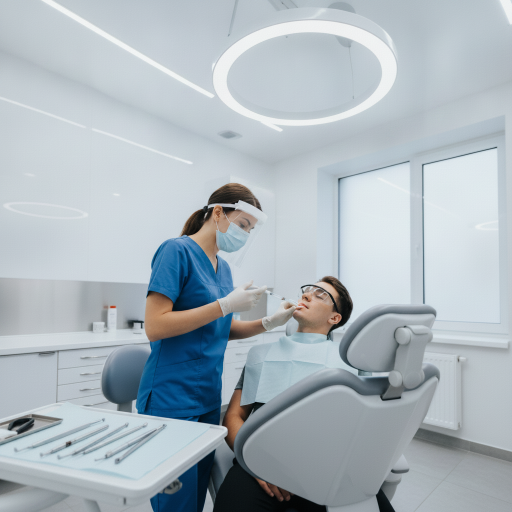 Dental Treatments Painful in Belgium, alleviated effectively through modern local anesthesia for patient comfort.