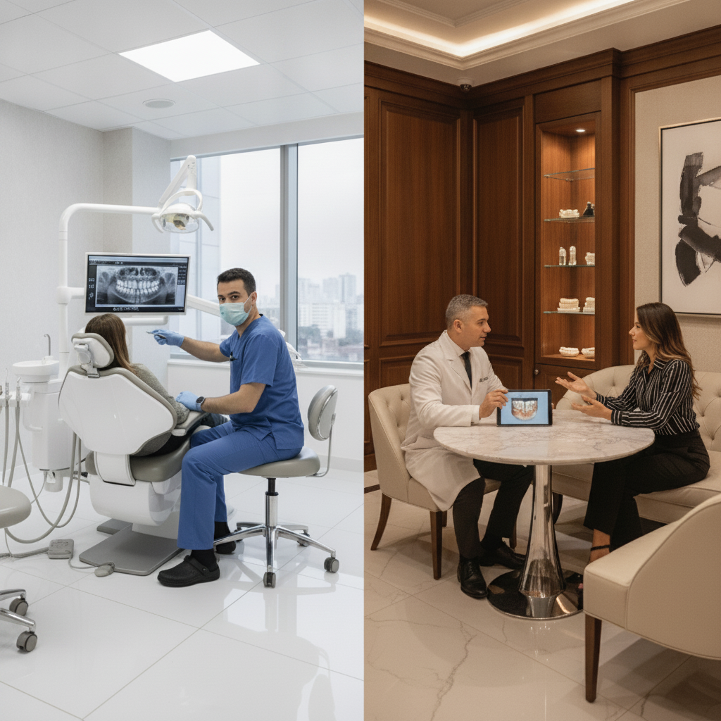 Reimbursed by Mutualité in Belgium often depends on whether your dentist is conventionné or non-conventionné.