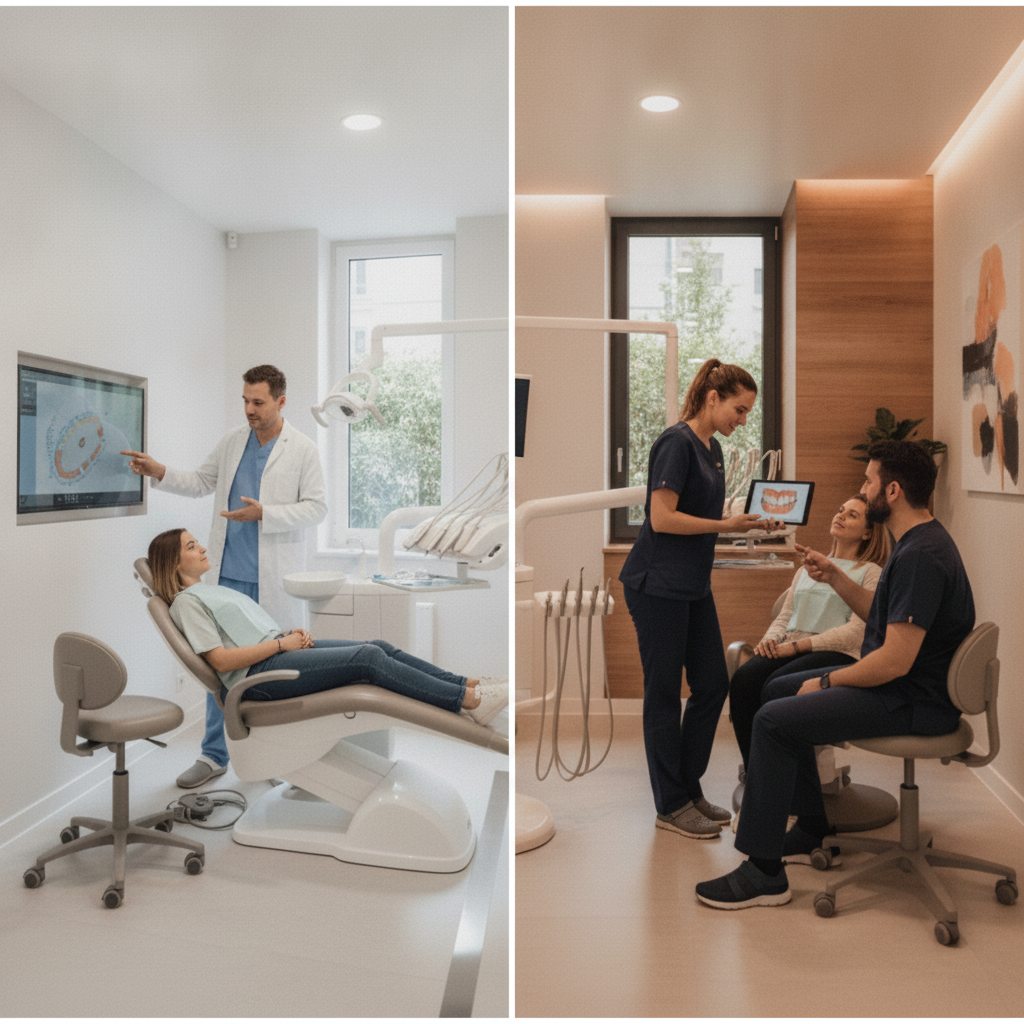 Reimbursed by Mutualité in Belgium: Understanding the difference between conventionné and non-conventionné dental practitioners.