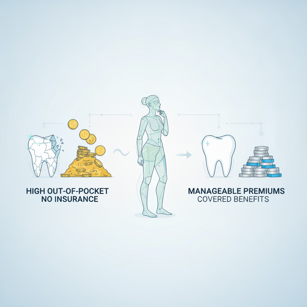 Is Dental Insurance Worth It in Belgium? Visualizing the financial decision of dental insurance coverage for residents.