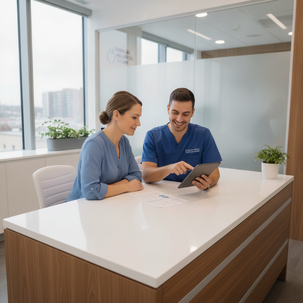 Affordable Dentists in Bruges help patients understand flexible payment options for quality dental care.
