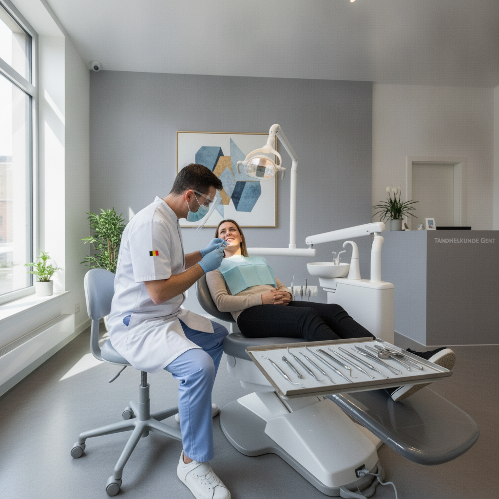 Dentist Prices in Ghent are influenced by the comprehensive initial consultation and professional care.
